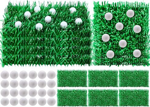 TaoBary 30 Pcs Soccer Party Decorations for Table Soccer Centerpieces Kit Includes 24 Mini Ball and 6 Paper Grass Decorations for Masters Birthday Party Desk Baby Shower Supplies in Saudi Arabia