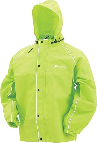 FROGG TOGGS Men's Standard Road Toad Reflective Waterproof Rain Jacket in Kuwait