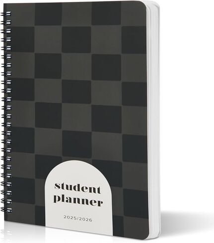 Aesthetic 2025-2026 Student Planner To Stay Organized - A Beautiful 8.5" x 5.5" Planner for Middle and High School Students with Weekly & Monthly Spreads For The 25-26 Academic Year in Saudi Arabia