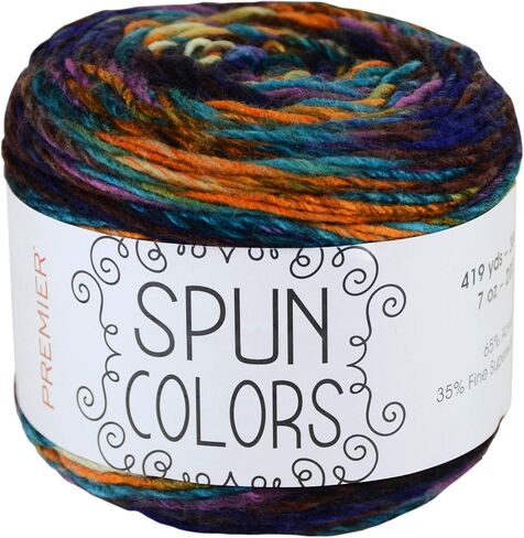 Premier Spun Colors - Merino Superwash Blend, Worsted Weight, Roving Style Yarn in Saudi Arabia