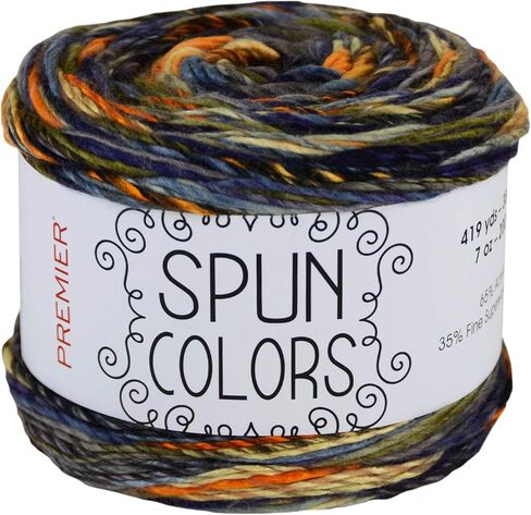 Premier Spun Colors - Merino Superwash Blend, Worsted Weight, Roving Style Yarn in Saudi Arabia
