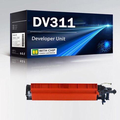 DV-311 DV311 وحدة مطور عالية العائد متوافقة مع Konica Minolta Bizhub C220 C280 C360 ، 100000 صفحة ، Cyan-1 Pack in Kuwait