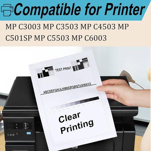 MPC3003 Developer Unit Compatible for Ricoh MP C3003 MP C3503 MP C4503 MP C501SP MP C5503 MP C6003 Printers, High Yield 80000 Pages, Print More Pages (1 Pack Cyan) in Saudi Arabia