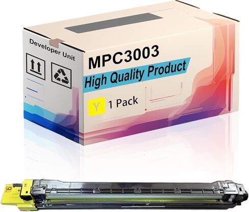 MPC3003 Developer Unit Compatible for Ricoh MP C3003 MP C3503 MP C4503 MP C501SP MP C5503 MP C6003 Printers, High Yield 80000 Pages, Print More Pages (1 Pack Cyan) in Saudi Arabia
