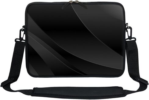 Meffort Inc 13 13.3 Inch Neoprene Laptop Sleeve Bag with Hidden Handle & Shoulder Strap Fits Up to 13.3 Inch Size Notebook Computer - Zebra Stripes Design in Saudi Arabia