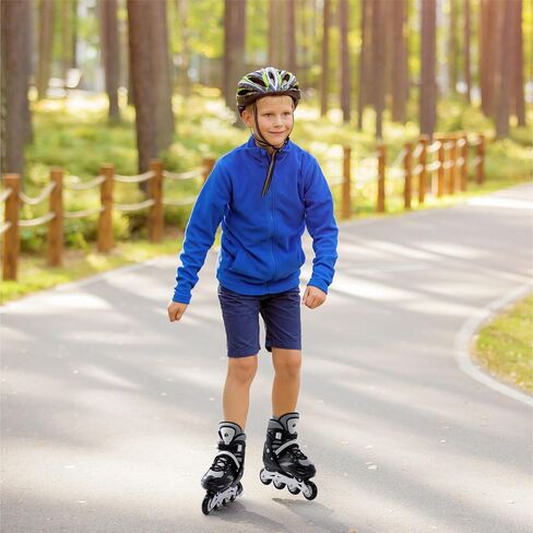 Navaris Adjustable Inline Skates - for Adults, Women, Men, Teens, Kids, Boys, Girls - Adult or Children's Unisex Roller Skates - S M L in Saudi Arabia