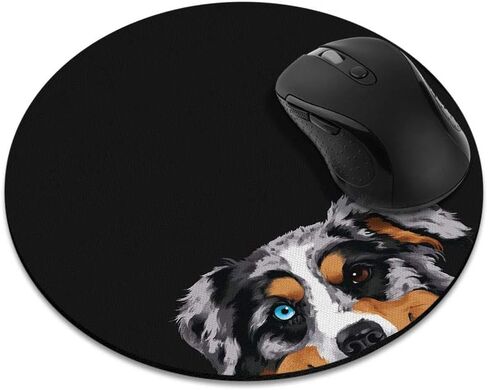 موسباد غير مستديرة ، Wirester Merle Aussie Australian Australian Shepherd Dog Mouse Pad للمنزل والمكاتب ومكتب الألعاب in Kuwait