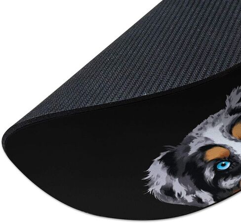 موسباد غير مستديرة ، Wirester Merle Aussie Australian Australian Shepherd Dog Mouse Pad للمنزل والمكاتب ومكتب الألعاب in Kuwait