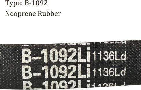 B-991 Rubber V-Belts - [991 mm Inner Girth] Wrapped B Section Industrial Power Drive Belt for Transmission Use, 16mm Width 11mm Thick in Kuwait