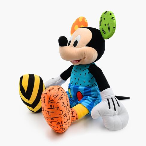 Britto Disney POP Plush, Disney Plushies Character Stuffed Animals (Mickey Mouse, Minnie Mouse, Stitch) Designed by Romero Вrіttо (Minnie Mouse) in Saudi Arabia