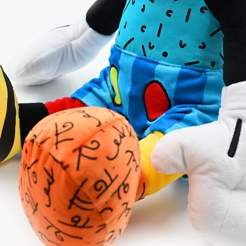 Britto Disney POP Plush, Disney Plushies Character Stuffed Animals (Mickey Mouse, Minnie Mouse, Stitch) Designed by Romero Вrіttо (Minnie Mouse) in Saudi Arabia