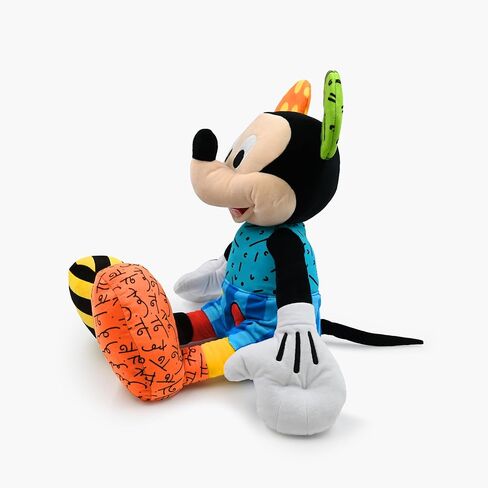 Britto Disney POP Plush, Disney Plushies Character Stuffed Animals (Mickey Mouse, Minnie Mouse, Stitch) Designed by Romero Вrіttо (Minnie Mouse) in Saudi Arabia