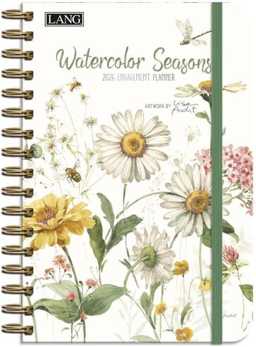 شركات Lang ، Matercolor Seasons 2026 Planner ، 6.5 '× 9' '، تقويم أسبوعي مع ملزمة تدبيس in Saudi Arabia