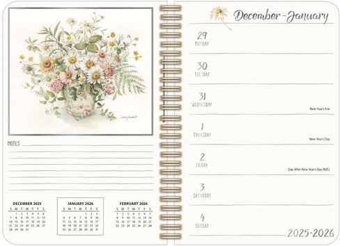 شركات Lang ، Matercolor Seasons 2026 Planner ، 6.5 '× 9' '، تقويم أسبوعي مع ملزمة تدبيس in Saudi Arabia