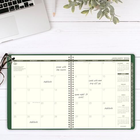 AT-A-GLANCE 2026 Planner, Monthly, 9" x 11", Large, Recycled, Green (70260G6026) in Saudi Arabia