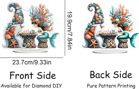 DIY Tabletop Diamond Art Kit for Adult – 5D Gem Painting Art Desktop Ornament with Special Shaped Rhinestones, Acrylic Stand-Up Gem Craft for Home Décor & Gift Idea (Summer Bird) in Saudi Arabia