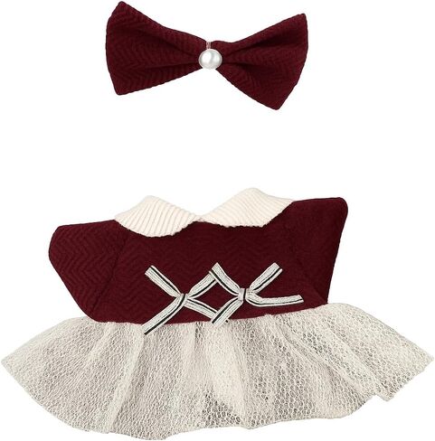 17cm Doll Clothes - Outfit for 17cm Dolls, for 6.7" Dolls,Includes a Hair Clip and a Dress. in Kuwait