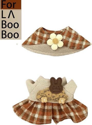 17cm Doll Clothes - Outfit for 17cm Dolls, for 6.7" Dolls,Includes a Hair Clip and a Dress. in Kuwait