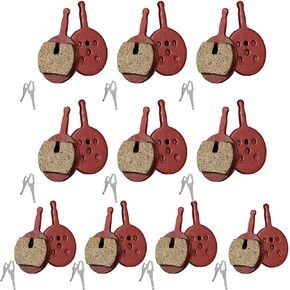 10 Pairs BB5 Brake Pads for Avid Mechanical BB5, CSC, Kingdom, Promax DC 710, 720, 913, Decipher, Dualtron Ultra, DSK Series, 300,300R, 310, 330, 330R, Render-R (Resin,Semi-Metallic)