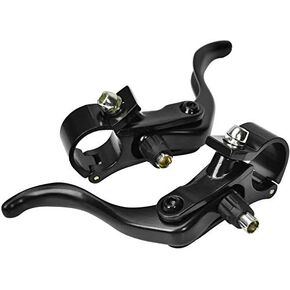 1Pair Bike Brake Levers, Lightweight Aluminum Alloy 24Mm Mountain Bike Disc Brake Bar Handle Level 24Mm for MTB Mountain Bike Cycling (Black) ycle Brake Handle 24Mm Brake Lever
