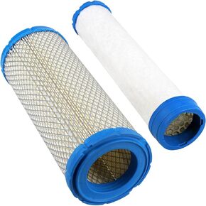 25 083 01-S Outer Air Filter 25 083 04-S Inner Filter For Kawasaki 11013-7044 11013-7020 11013-7045 11013-7019 /John Deere M131802 M131803 Kubota Lawn Mover/Briggs & Stratton 540000 610000
