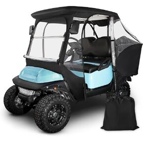 4-Passengers Golf Cart Driving Enclosure for Club Car Precedent, Clear Window Rain Cover All Weather Waterproof Windproof Snowproof Storage Covers