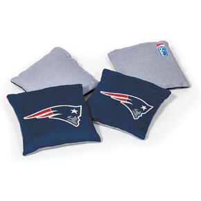 أكياس حبوب NFL Pro Football Pittsburgh Steelers مزدوجة الجوانب من Wild Sports، 4 عبوات - أكياس رمي ممتازة لمجموعات Cornhole in Kuwait