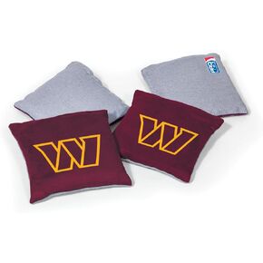 NFL Pro Football Pittsburgh Steelers Dual-Sided Bean Bags by Wild Sports, 4 Pack - Premium Toss Bags for Cornhole Sets in Kuwait