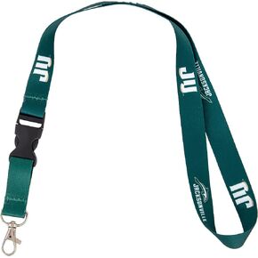 Desert Cactus Jacksonville University Lanyard JU Dolphins Car Keys ID Badge Holder Keychain Detachable Breakaway Snap Buckle (Green)