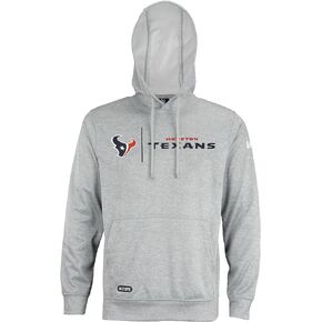 New Era NFL Men's Cool Grey Gametime Pullover Performance Hoodie, Pro Football Sweatshirt