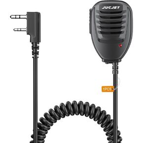 Handheld Speaker，3.5mm Headphone Jack Speaker Mic Walkie-Talkie Radio Hand Microphone (1 Pcs)