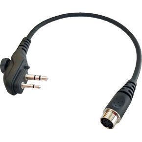 Hirose 6-pin Quick Disconnect Adapter Compatible with Hytera Radio