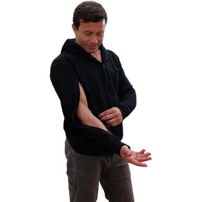 Dialysis Sweatshirt with Arm Zippers Design Port Access | Unisex Fit | Soft & Durable | Warm Fabric