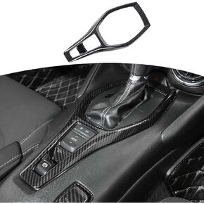 RT-TCZ for Camaro Gear Shift Trim Cover, Yellow Interior Accessories for Chevy Chevrolet Camaro 2017 2018 2019 2020