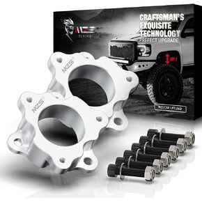 MZS 2" Front Leveling Kit Lift Strut Spacers Compatible with 2006-2024 Ram 1500 4WD Only | 2019-2024 Ram 1500 2WD New Body Style