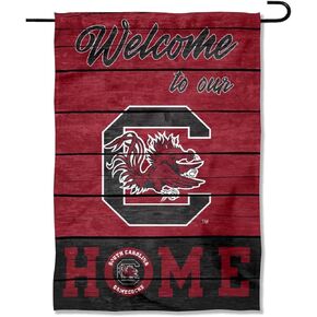 College Flags & Banners Co. South Carolina Gamecocks Welcome To Our Home Double Sided Garden Yard Flag