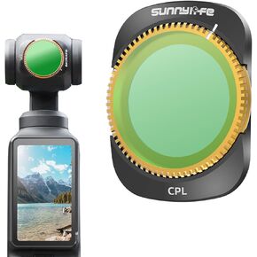 Osmo Pocket 3 CPL Lens Filter, Magnetic Polarizer Filter for DJI Osmo Pocket 3 Creator Combo, Aluminum Alloy Frame Multi Coated CPL Lens for DJI Osmo Pocket 3 Accessories