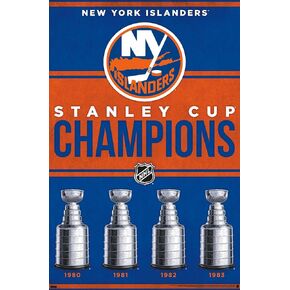 Trends International NHL New York Islanders - Champions 23 Wall Poster, 22.37" x 34.00", Premium Unframed Version