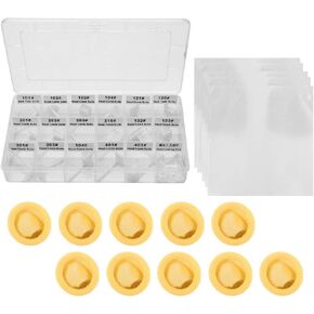 ASHATA Hard Drive Head Replacement Comb, Practical Hard Drive Repair Head Tool Set, Hard Disk Magnetic Head Data Recovery HDD Repair Tool for SAS and SCSI of 2.5" or 3.5"(50Pcs/Kit)