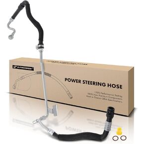 A-Premium Power Steering Hose Return Hose Line Assembly Compatible with BMW 525i 530i 2004-2005 2.5L 3.0L Gear/Rack Pinion To Reservoir