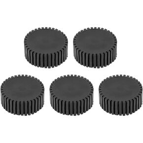 5pcs Motorcycle Rubber Fuel Gas Oil Tank Cover Seal Anti Shock Buffer Gasket Pad Cushion Universal Circular