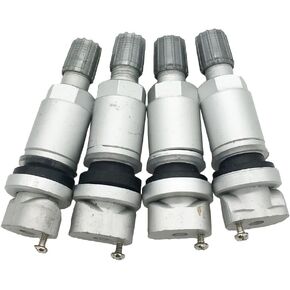 4pcs TPMS Tire Pressure Sensor Valve Stem Repair Kit Fits for Peugeot Dodge Land Rover