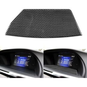 Real Premium Carbon Fiber Compatible with Honda 9th Gen Accord 2013 2014 2015 2016 2017 SE LX Sport EX EX-L Touring Hybrid Accessories Car Dash Driver Co-Pilot Side Cover Interior Trim Black - B