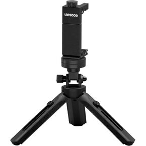 Phone Tripod, Metal Phone Holder with Extendable Lightweight Mini Stand, Universal Metal Adjustable Clamp for Video Recording, Selfies, Live Streaming, Compatible with Smartphone & Camera in Kuwait