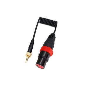HENGYONGTA Locking Type 1/8" (3.5 mm) to 3-Pin XLR Male Microphone Replacement Output Audio Cable for Saramonic LavMic, UwMic9, VmicLink5, UwMic10, UwMic15 Wireless Receivers