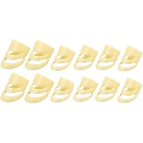 12pcs Alaska Guitar Picks Finger Picks Medium and Large Alaska Picks Plectrums Beige