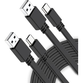 Itramax Flat USB A to USB C Security Cam Charging Cable 20FT/6M 2Pack,White | Extension Power Cord for Blink Outdoor 4/Mini 2 2K+,Ring Pan-Tilt Indoor Cam,eufyCam S3 Pro,SoloCam S340/S220,EZVIZ,Tapo C120 in Kuwait