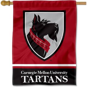 Carnegie Mellon Tartans Wordmark Logo House Flag Banner