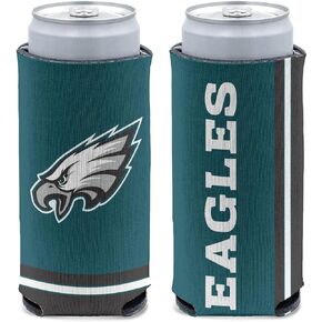 WinCraft NFL Philadelphia Eagles Slim Can Cooler, Team Colors, One Size