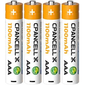 AAA Rechargeable Batteries 1100mAh AAA Rechargeable NiMH Battery (4 Count)
